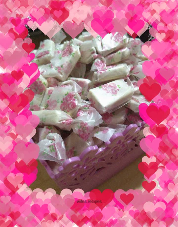 The nougat made by yourself is very delicious and fragrant