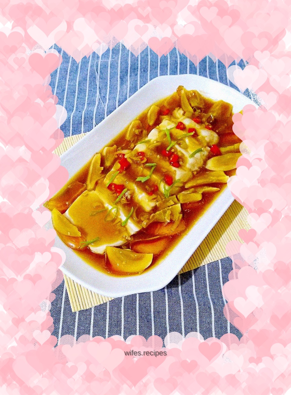 Steamed Tofu with Preserved Egg