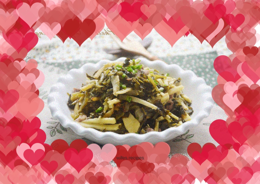 【Suzhou】Stir-fried shredded pork with pickled cabbage and winter bamboo shoots