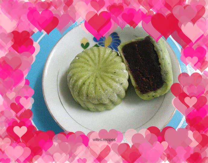 Home-made snowskin mooncakes
