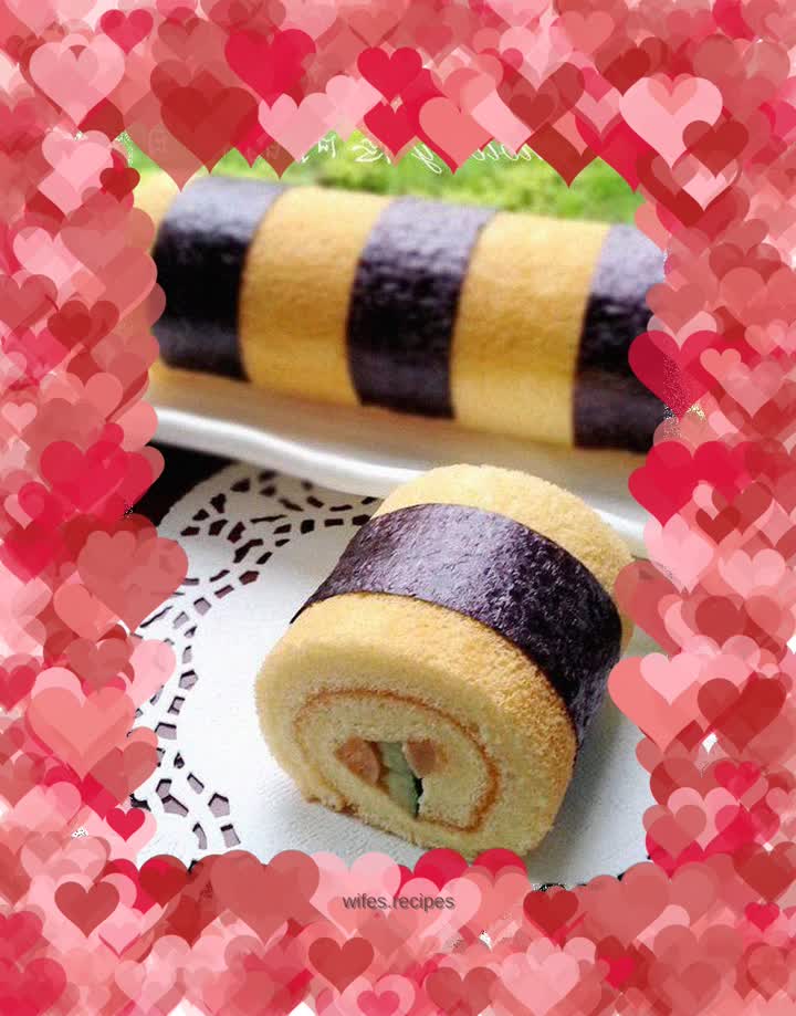 Sushi cake roll