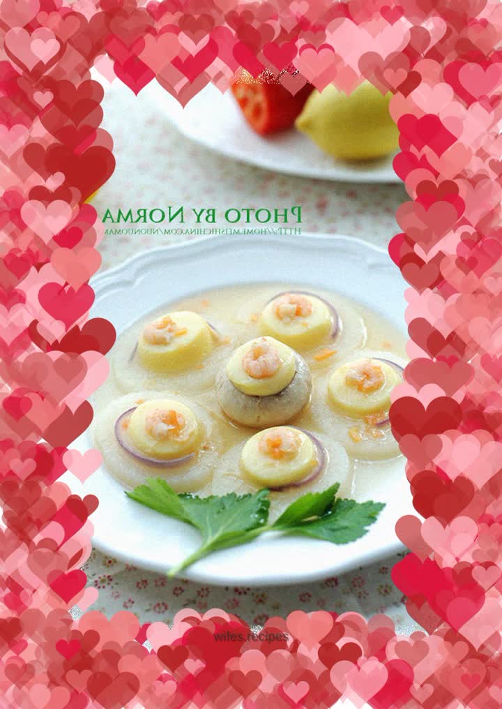 Abalone juice, yam and yam