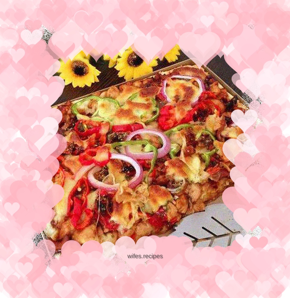 Cashew Chicken Thick Crust Pizza