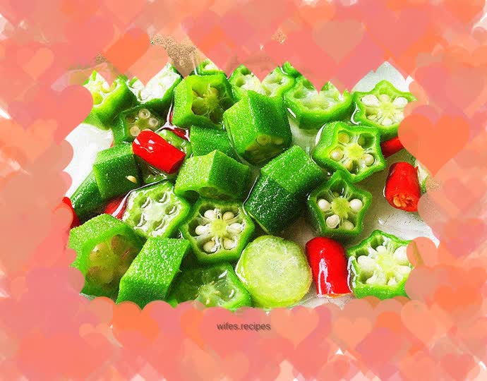 Chilled okra