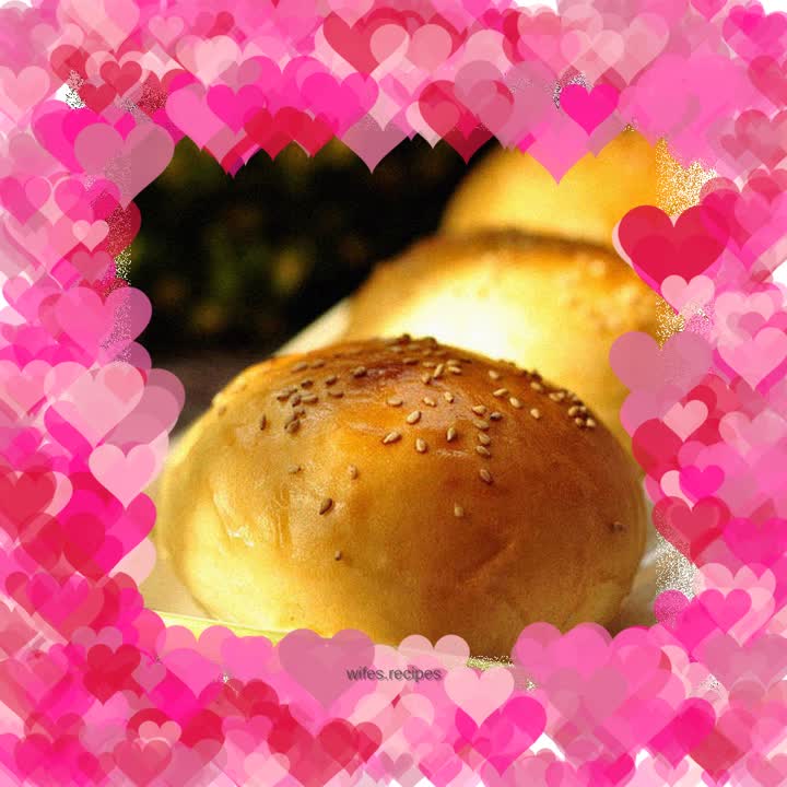 Red bean and egg yolk bread