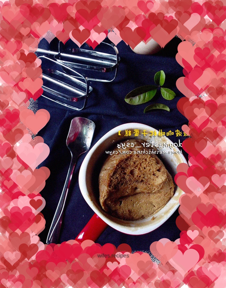 【Microwave coffee cup cake】