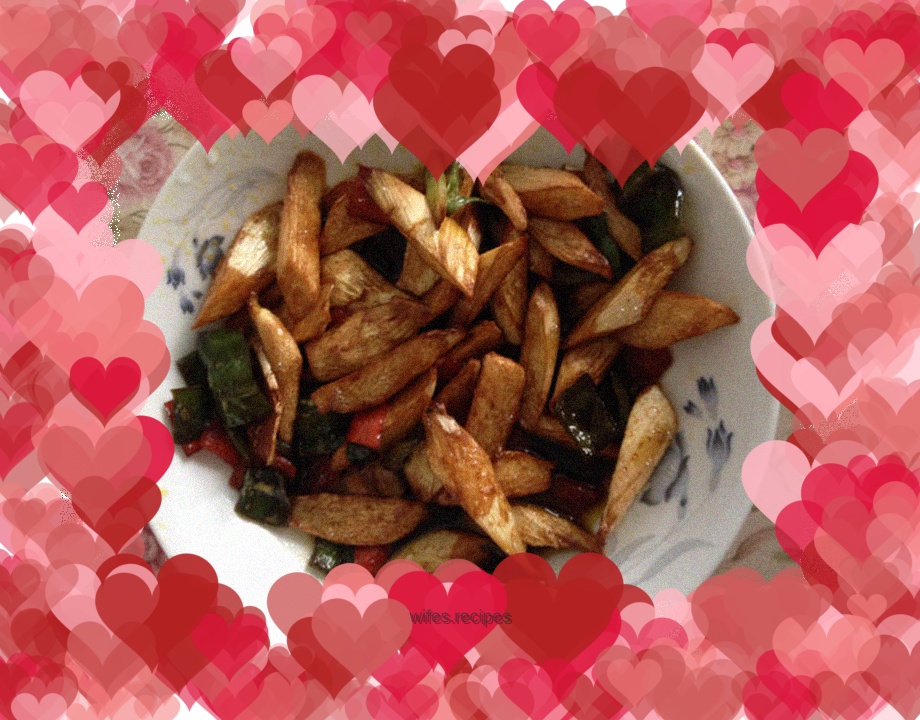 Braised Wild Rice in Oil