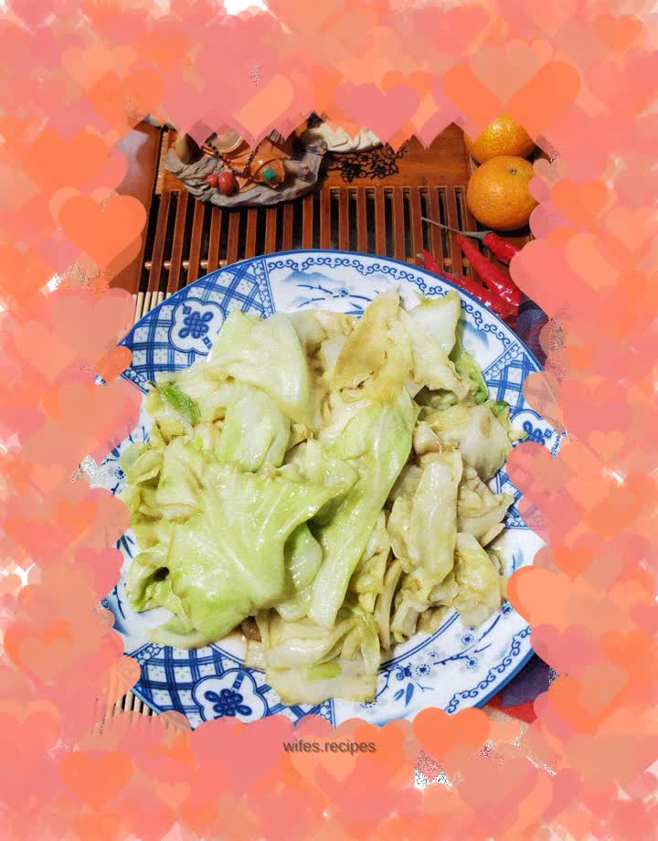 Cabbage in Oyster Sauce