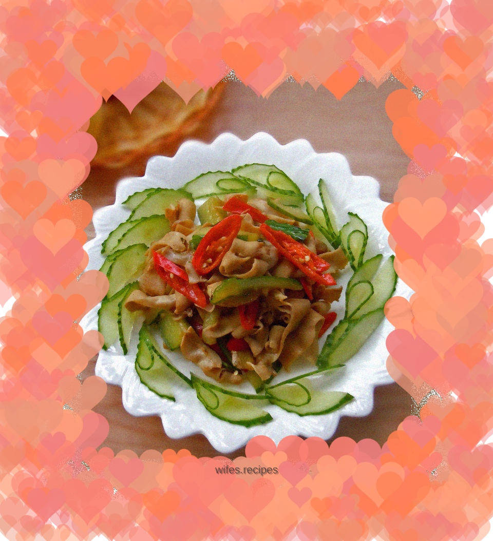 Hot winter day————[Fried spicy sausage in oyster sauce]