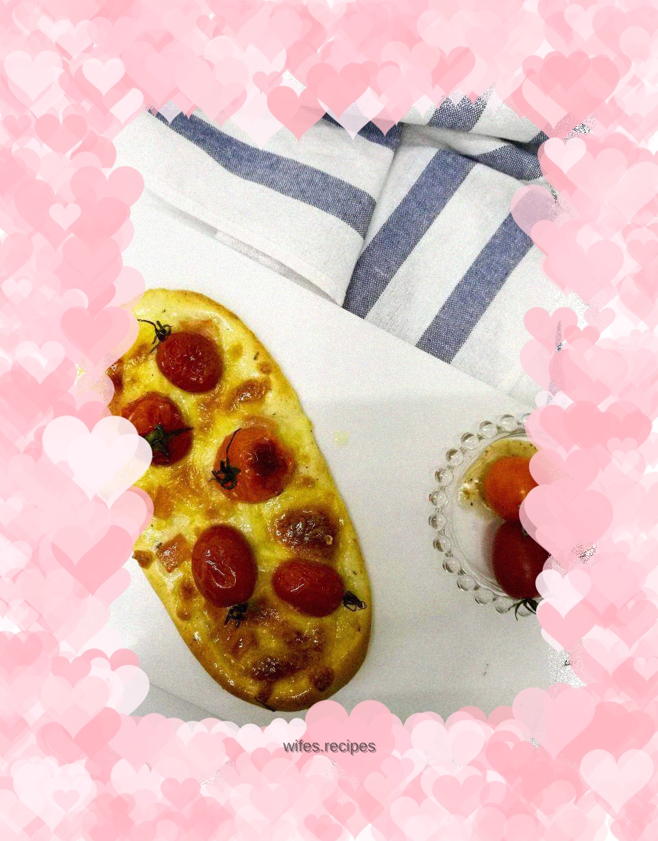 Tomato Bacon Focaccia