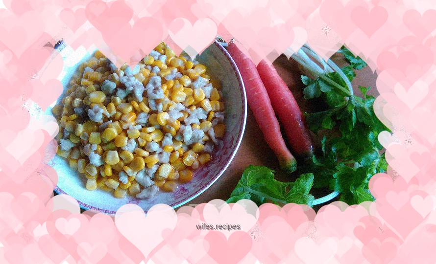 Health, nutrition and beauty corn rabbit