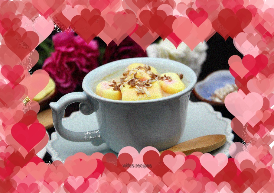 Warm chocolate hot coffee