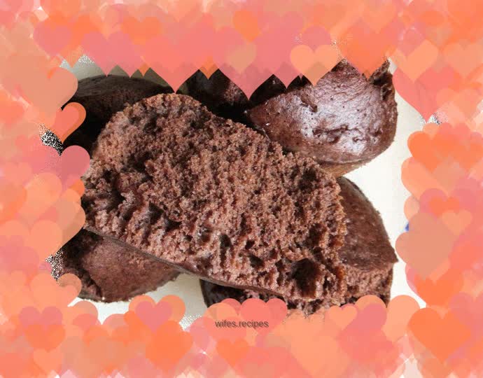 Brown sugar and black rice cake