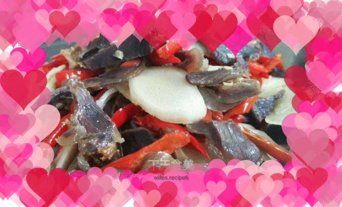 Braised duck with stir-fried ginger