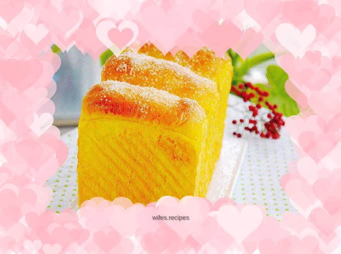 Golden pumpkin toast