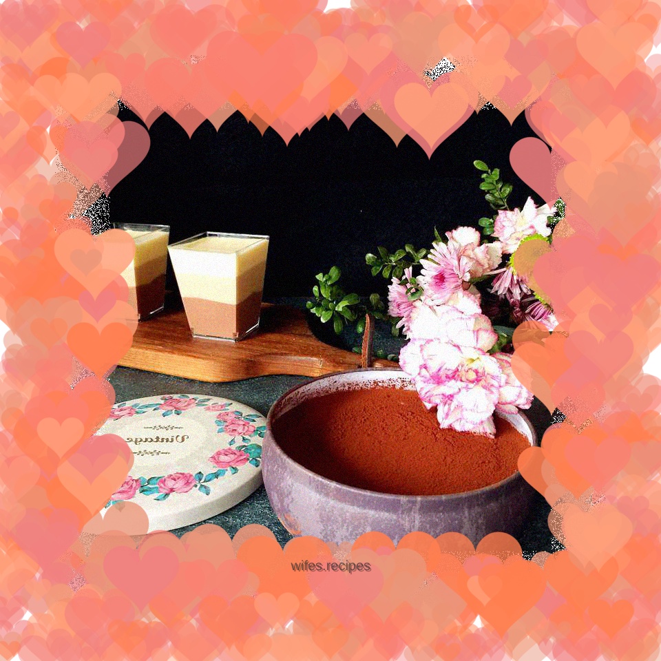 Chocolate trio mousse