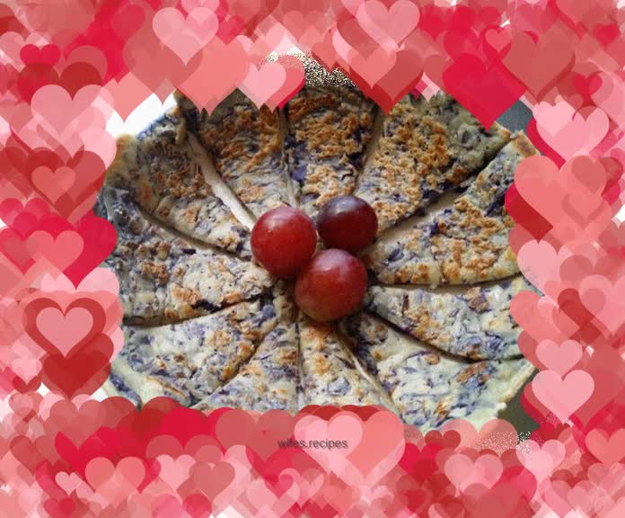 Purple Cabbage Egg Pancake