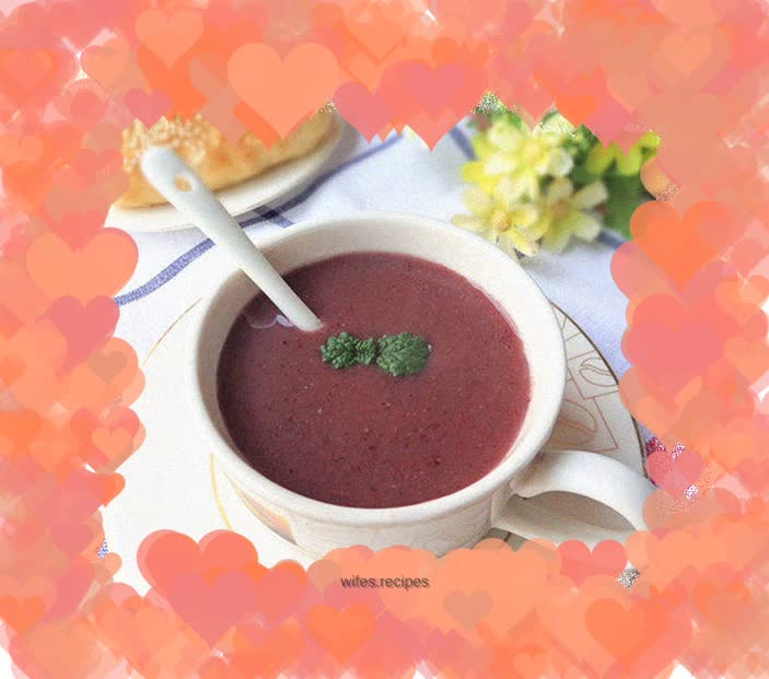 Black rice oatmeal rice cereal