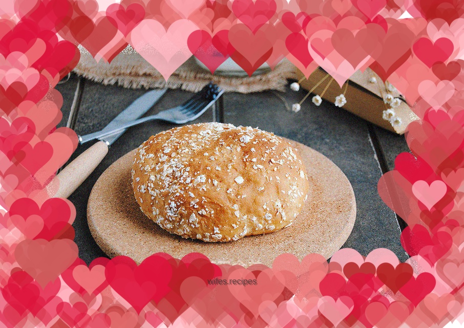 Oatmeal soy milk bread