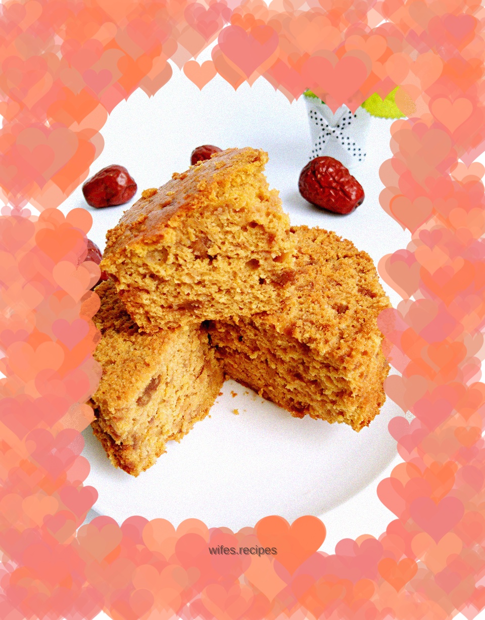 Red date cake