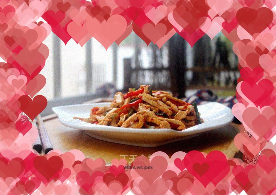 Spicy Tofu with Garlic Sprouts