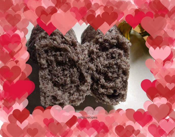 Black rice knife-cut steamed buns