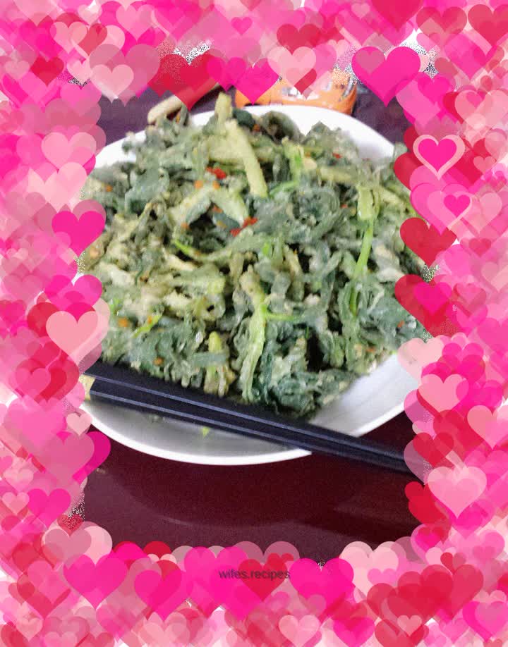 Sheep hooves and vegetables