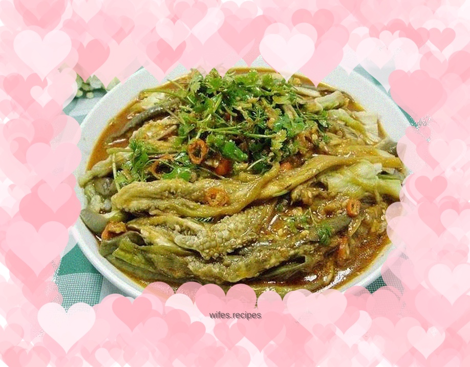 Delicious way to eat oil-free eggplant - shredded eggplant with fermented bean curd