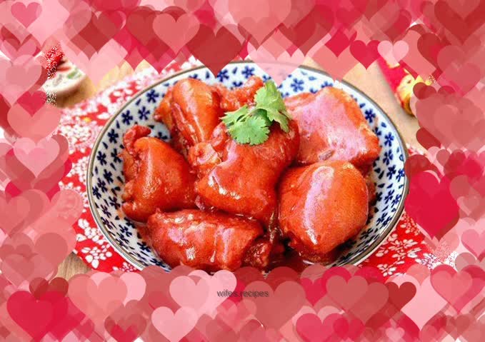 Fermented bean curd and rock sugar pig’s trotters