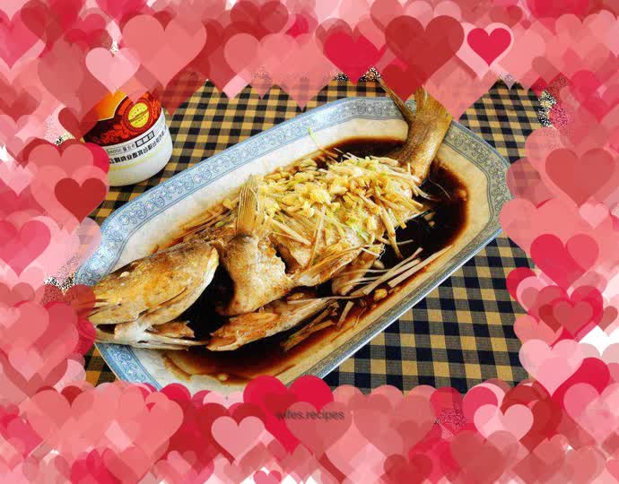 Garlic yellowtail fish