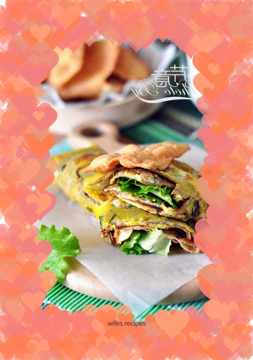 Multigrain pancakes and fruits