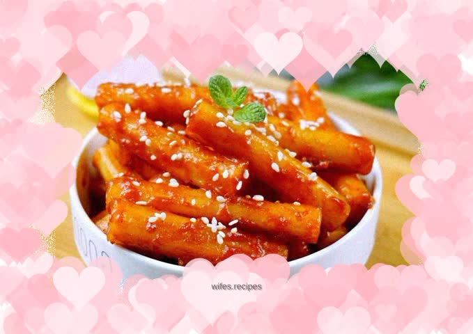 Korean fried rice cake