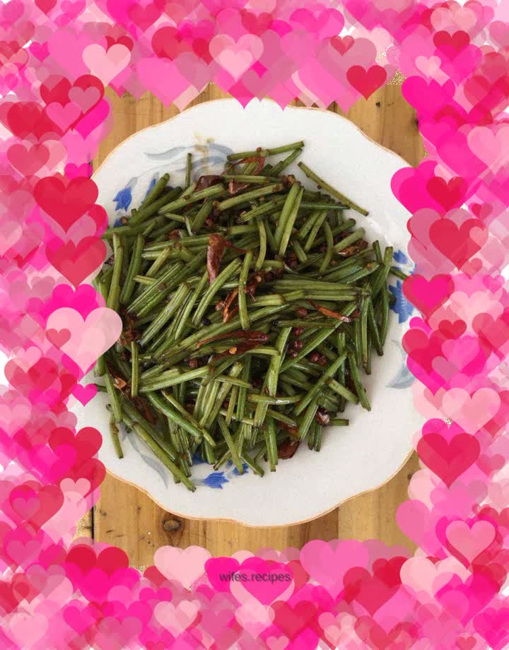 Spicy sweet potato stems