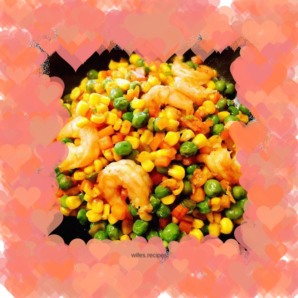 Shrimp and corn terrine