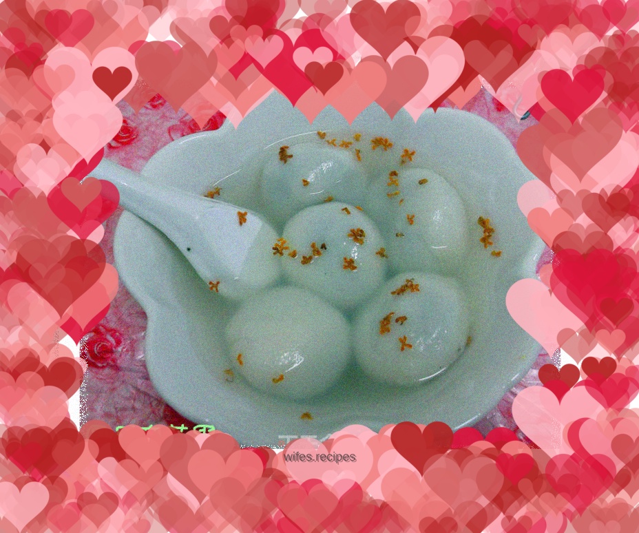 Black sesame glutinous rice balls