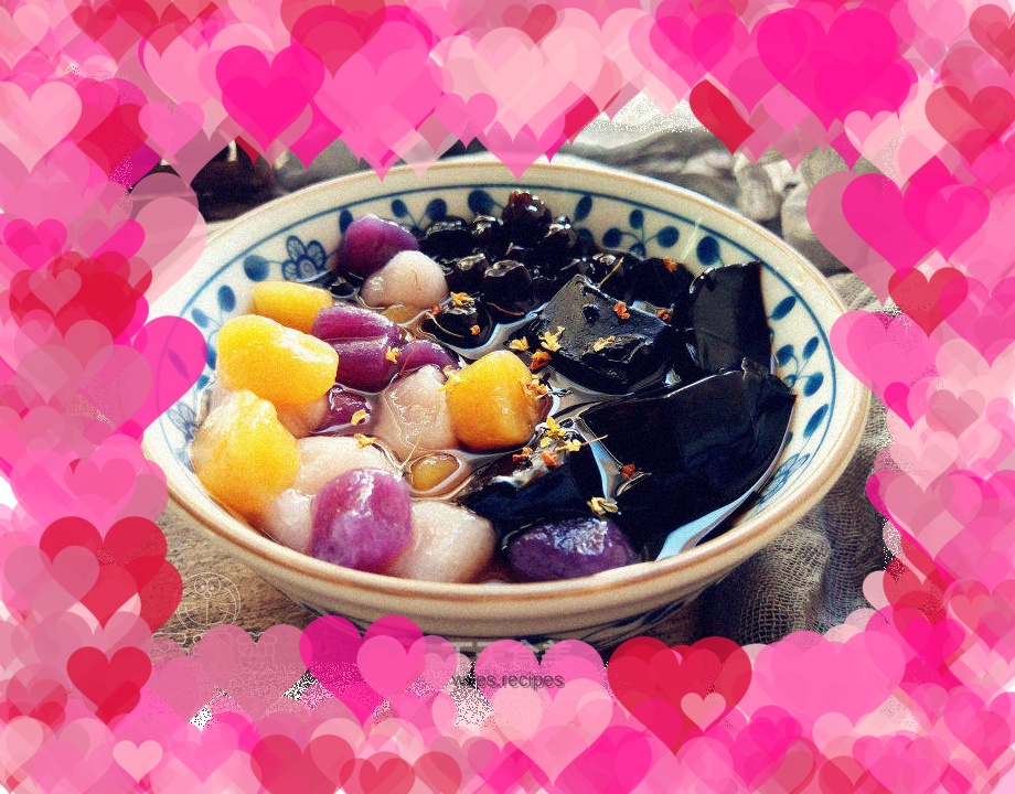 The three-color taro balls that kill the fresh taro fairy in seconds