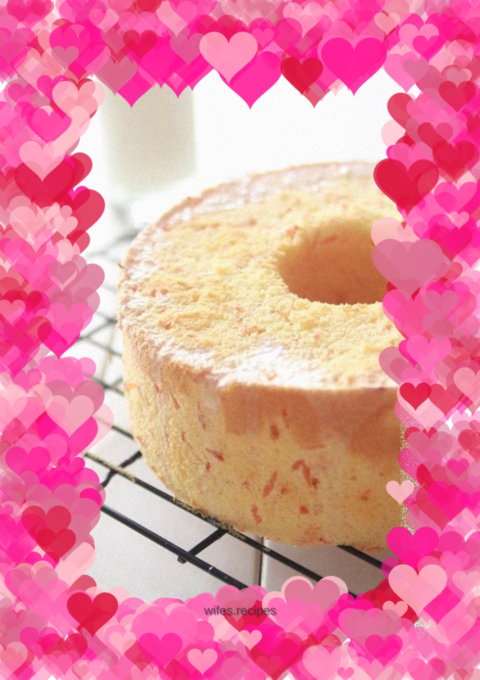 [Tomato recipe] Grapefruit chiffon cake - fresh and fragrant, delicate taste