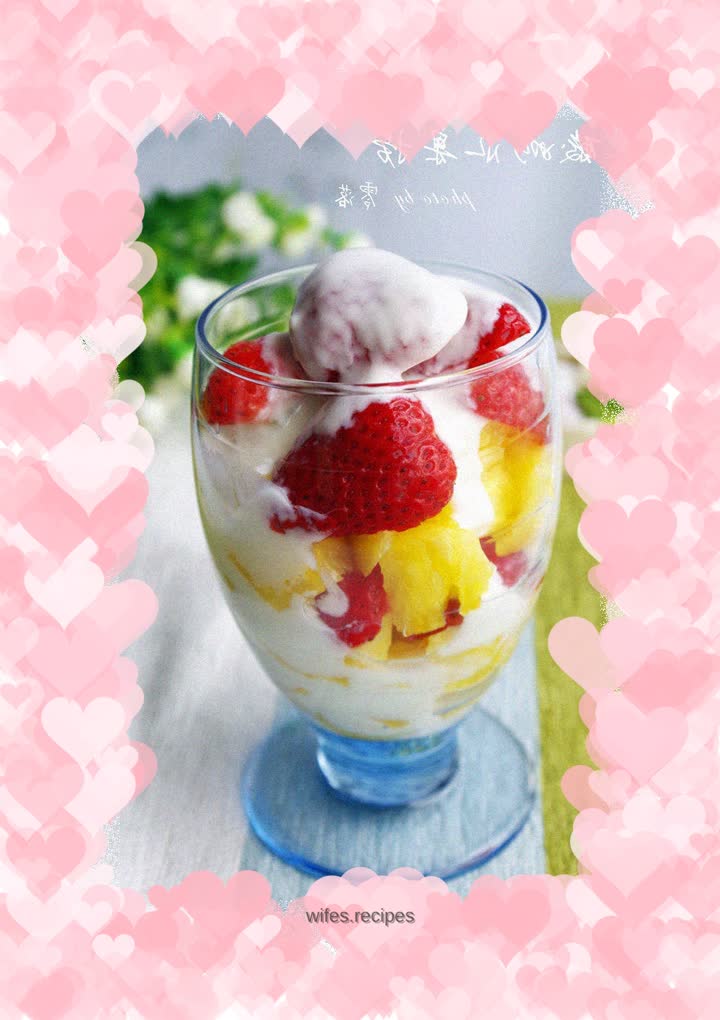 [Seasonal fruits, eat them and cherish them] Yoghurt Fruit