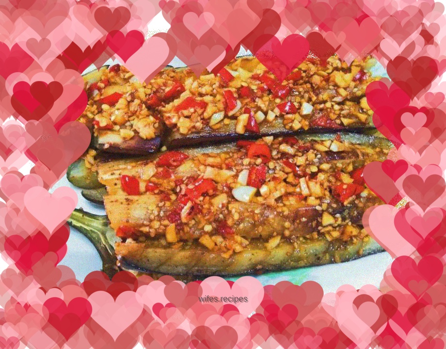 Pancake version of grilled eggplant