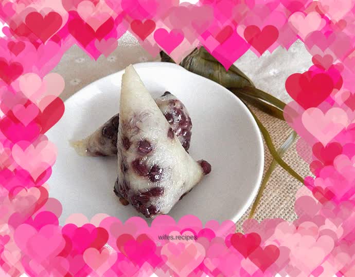 Red bean rice dumplings