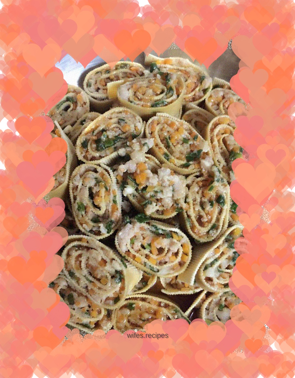 Pork roll with tofu skin