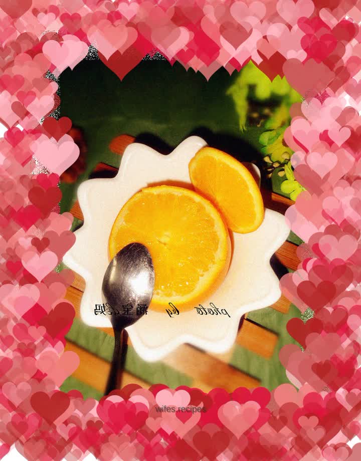 Salt steamed oranges