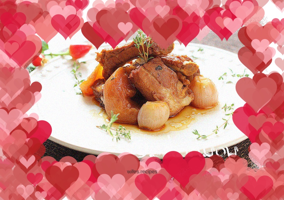 Apple Braised Pork Ribs