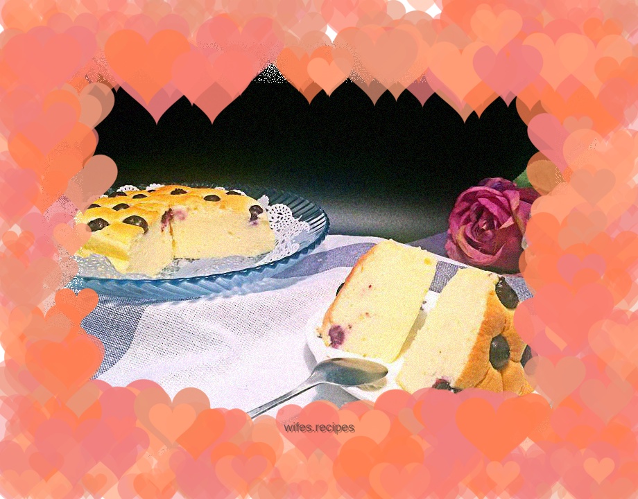 Blueberry yogurt cake