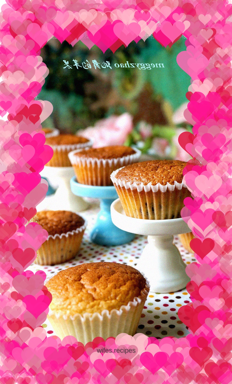 Cranberry Sponge Cup Cake