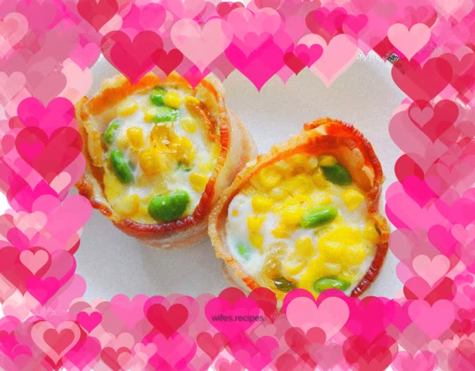 Bacon Toast Cup