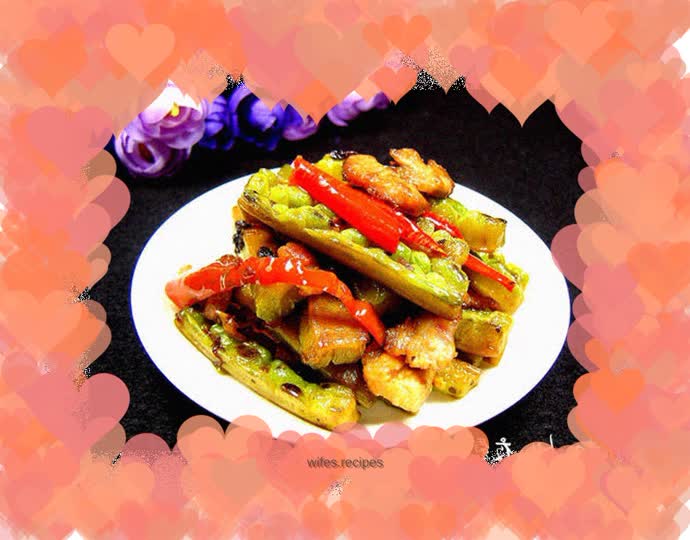 Stir-fried bitter melon
