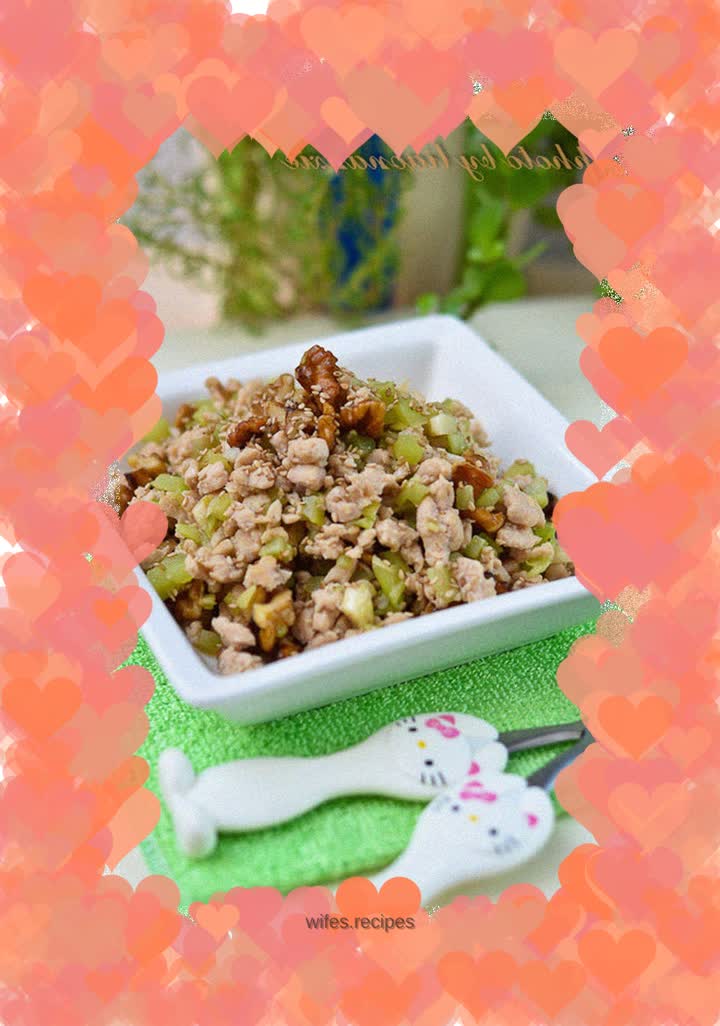 Chicken rice with diced bamboo shoots