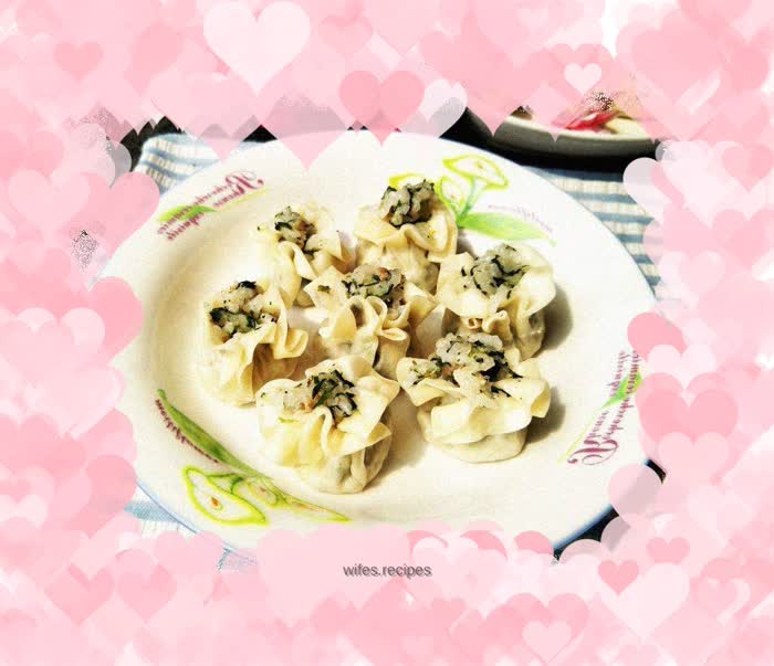 Shepherd's purse glutinous rice shaomai