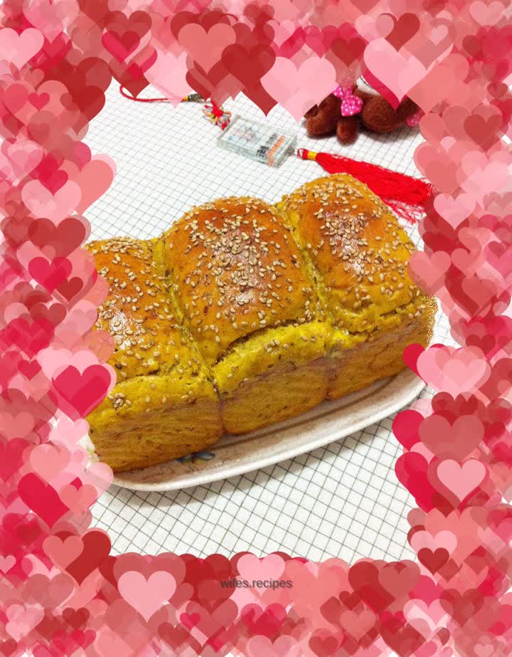 Pumpkin and Red Bean Toast